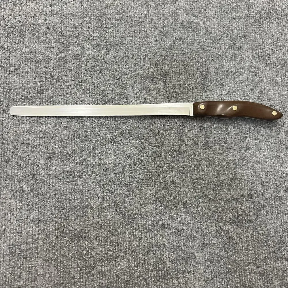 Cutco USA Made Carving Knife 14in Blade Wood Handle Cutlery